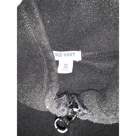 Old Navy Black Full-Zip Fleece Jacket Women’s Size XXL - Picture 5 of 5